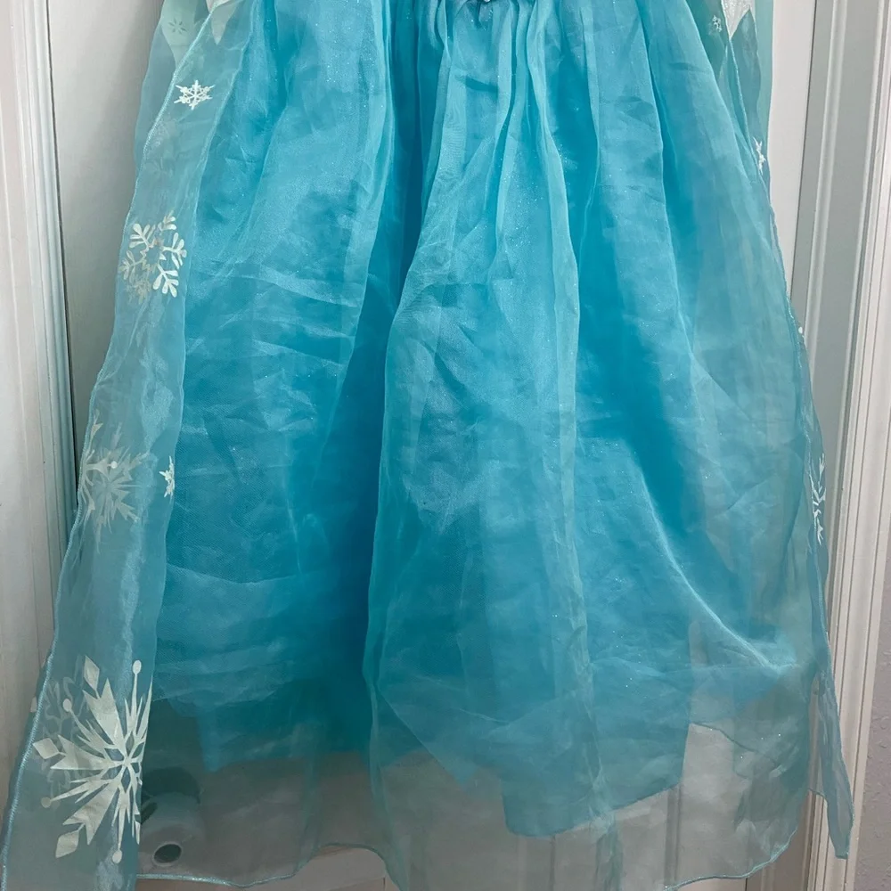 Girls Blue Snow Princess Costume Dress - Brand: